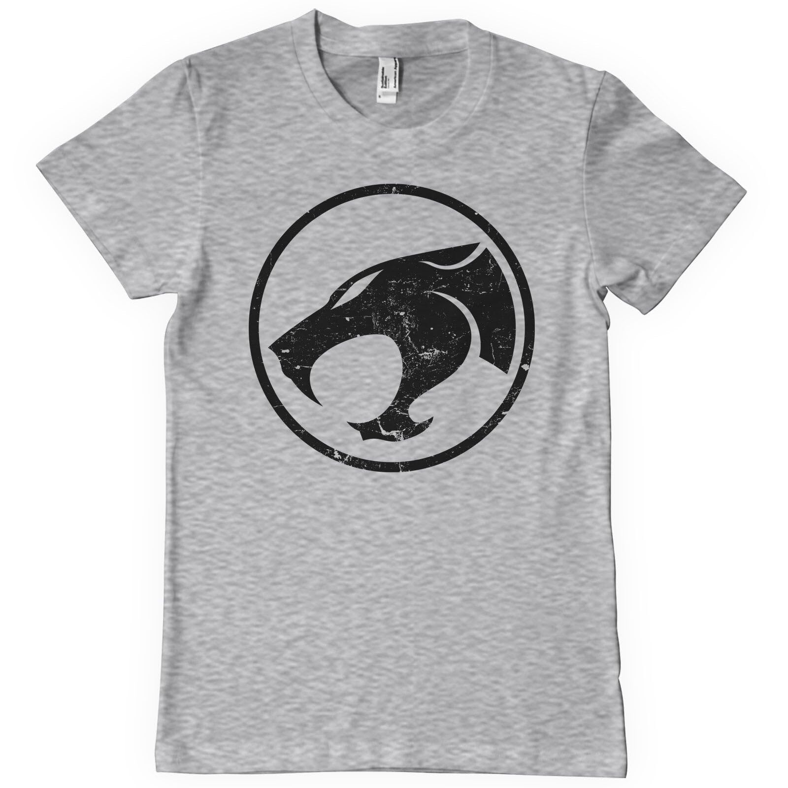 Thundercats Officially Licensed Washed Logo Mens T-Shirt (Heather Grey), Medium
