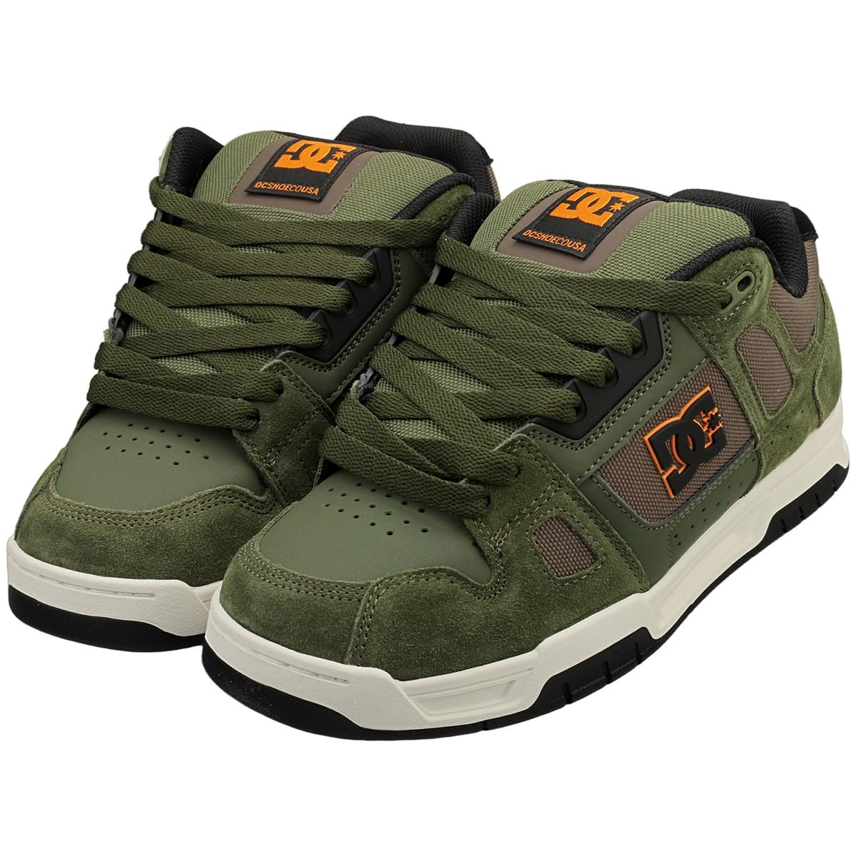 DC Shoes Stag Herren Skate Sneaker in Olivgrün