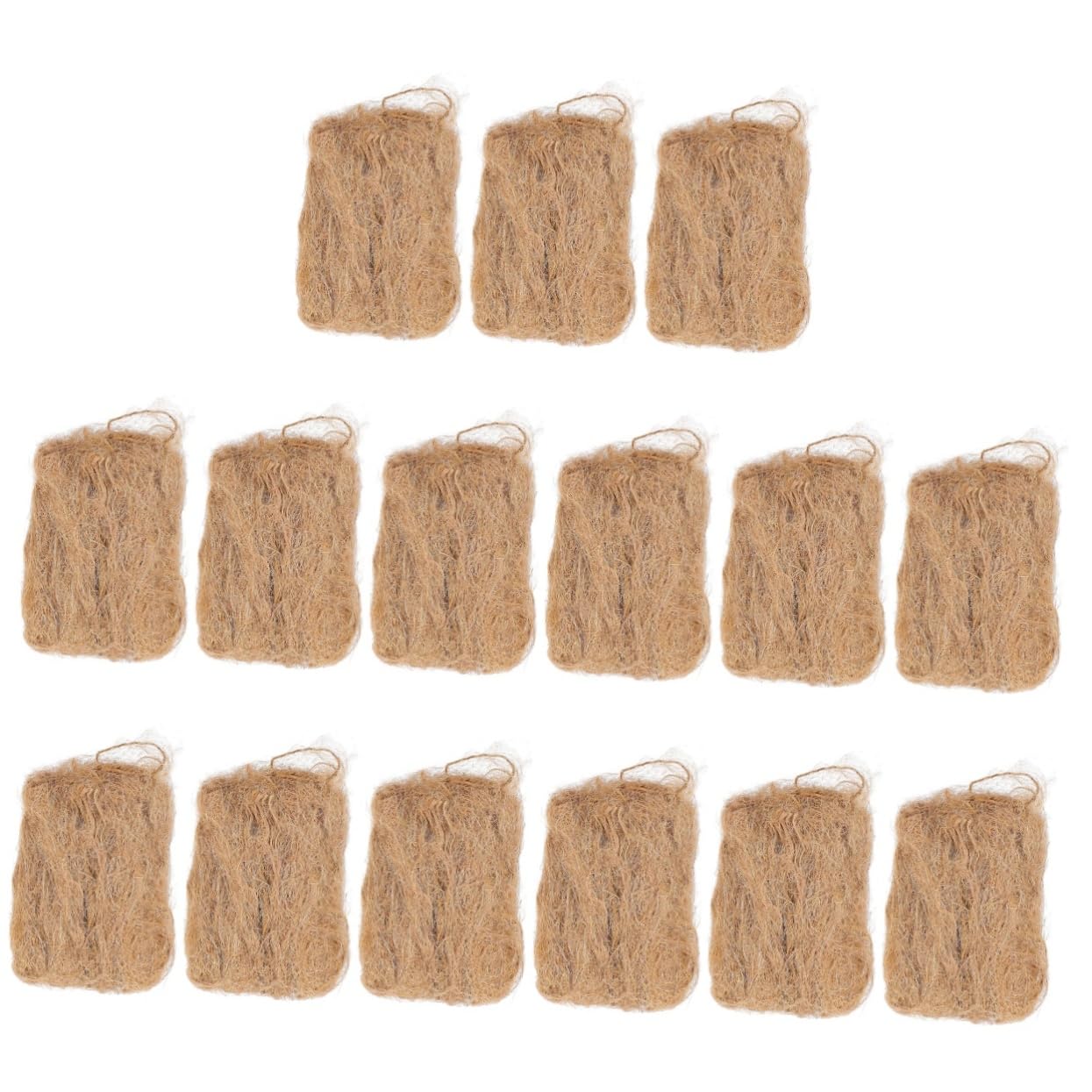 BESPORTBLE 15pièces Outils De Démarrage De Feu Jute pour Camping Et Survie Accessoires De Feu Plein Air pour Conditions Météorologiques Extrêmes