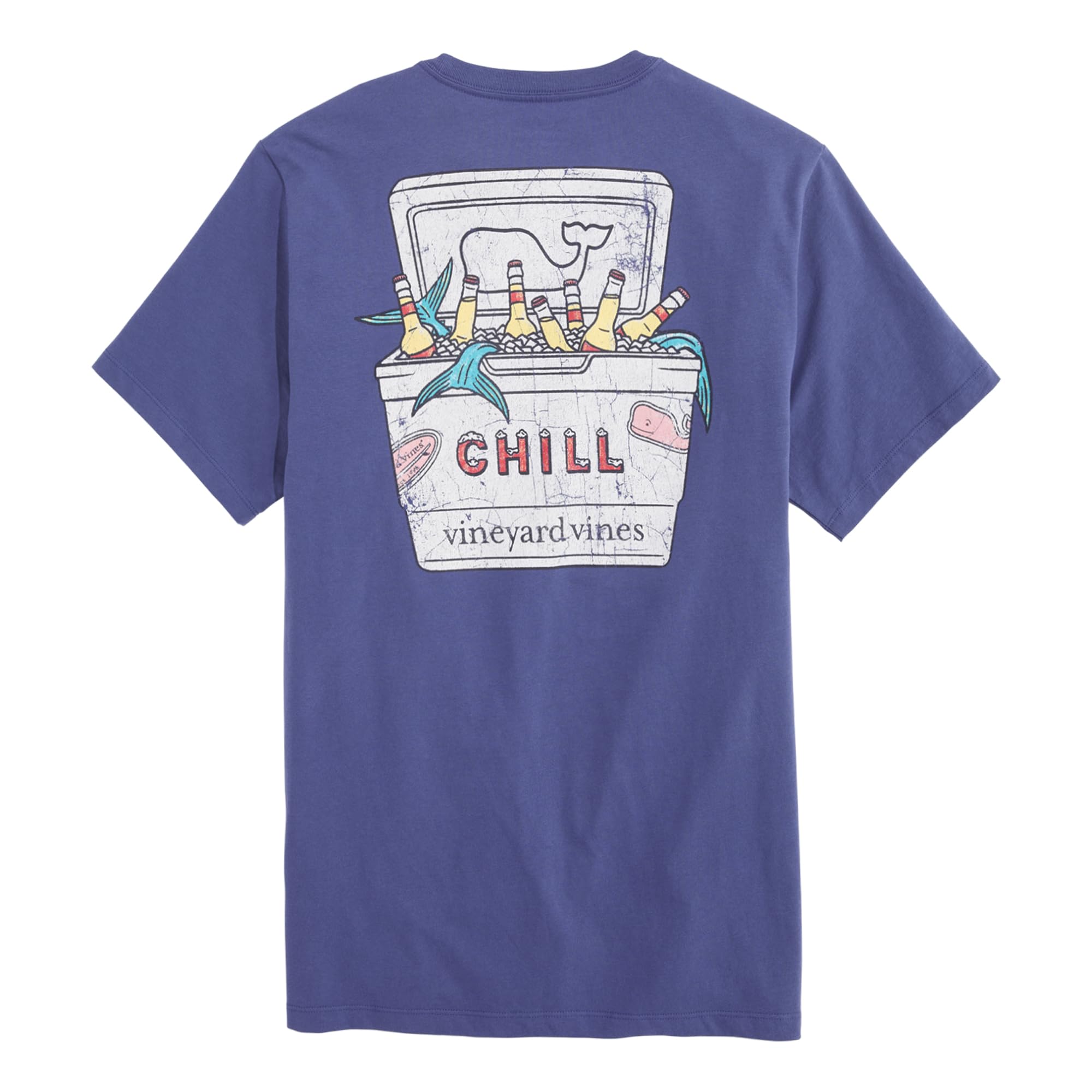 vineyard vines Men's Chill Cooler Short-Sleeve Tee, Moonshine, XL