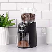 Vista 3 de Capresso Infinity Plus Molinillo de Fresas Cónicas, Negro