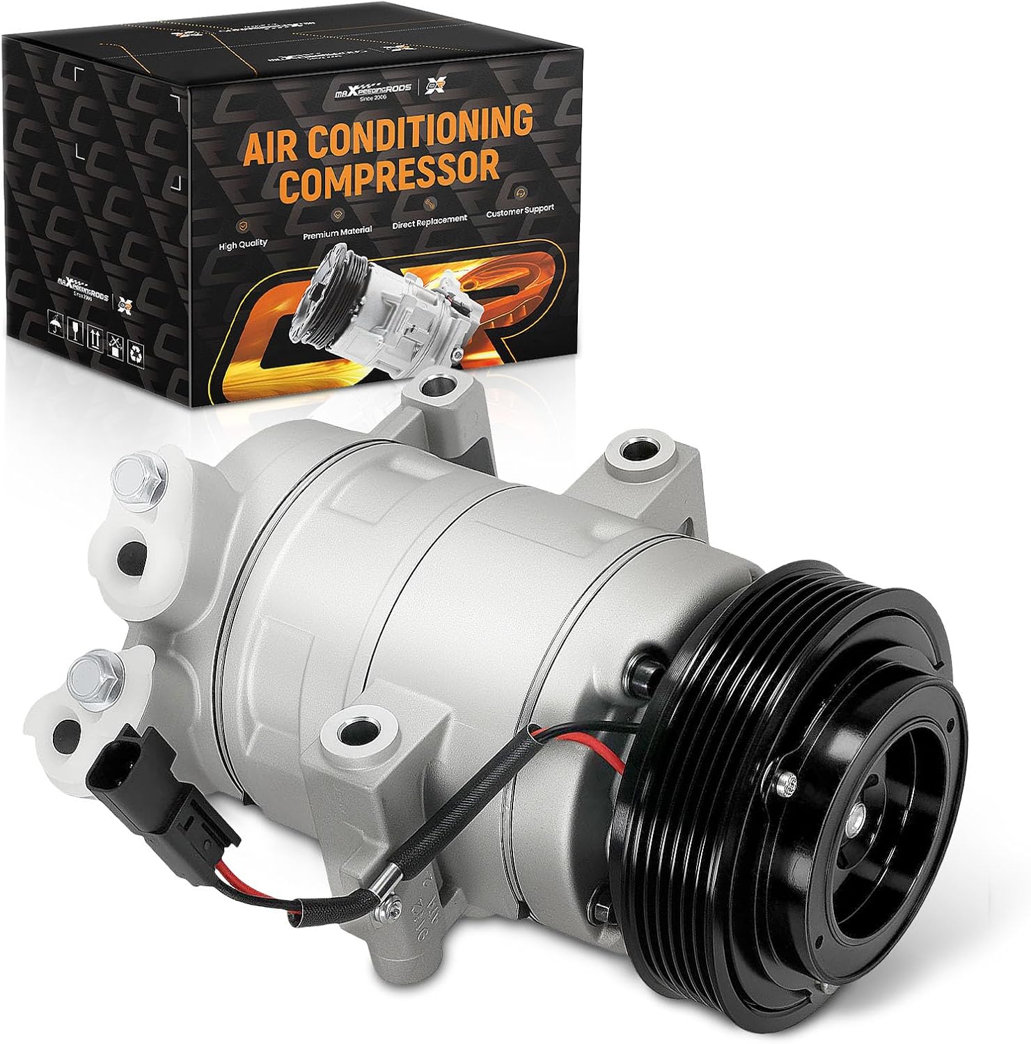 maXpeedingrods AC Compressor w/Clutch for Ford Escape 2008-2012 Mercury Mariner 2008-2011 Mazda Tribute 2008-2011 Repalces #8L8Z19703B 2022074