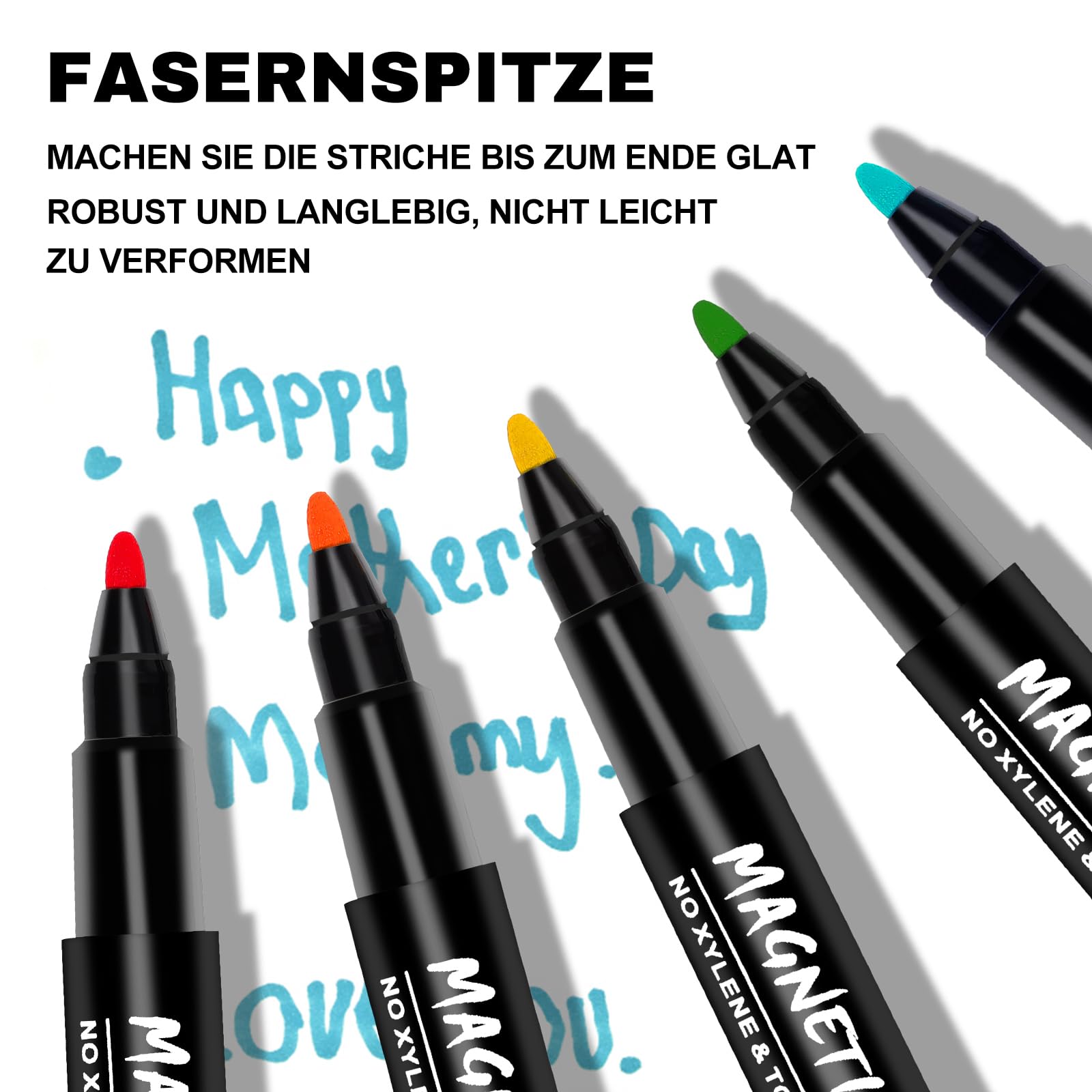 Vicloon Whiteboard Stifte 12 Farben - Dry Erase Mar Produktbild-Vorschau 4