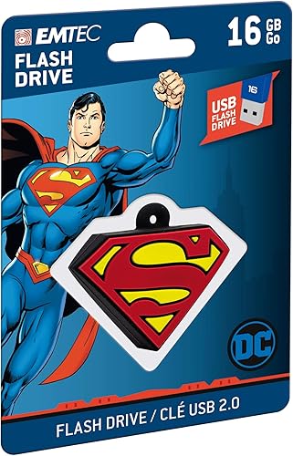 Miniatura 7 de EMTEC 32GB-Superman DC Comics Colector USB 2.0 3D Soft Touch Gum Flash Drive