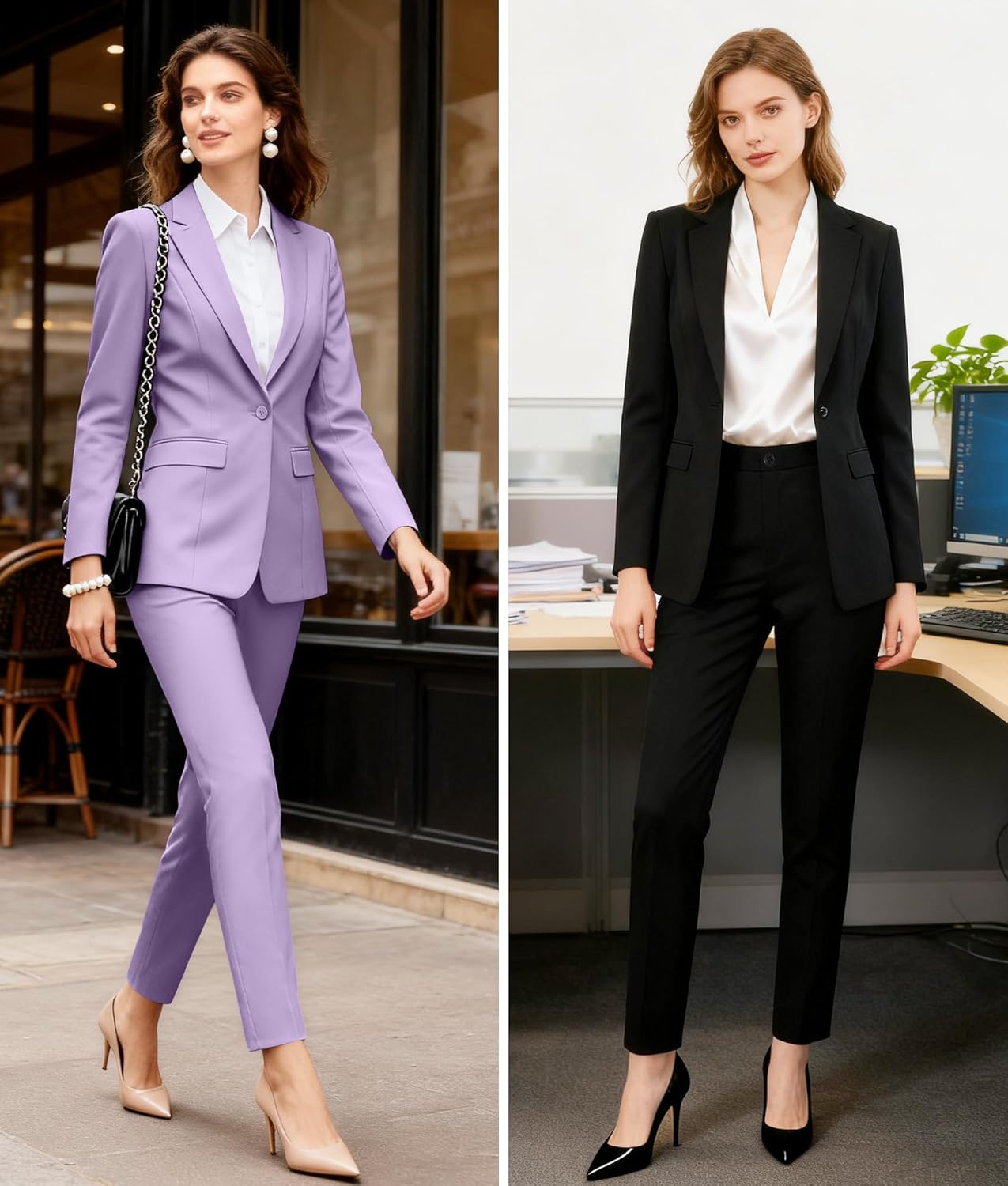 Women's Suits for Work Professional, 2 Piece Office Work Suit Set, Women's Suit Formal Wear - Image 6