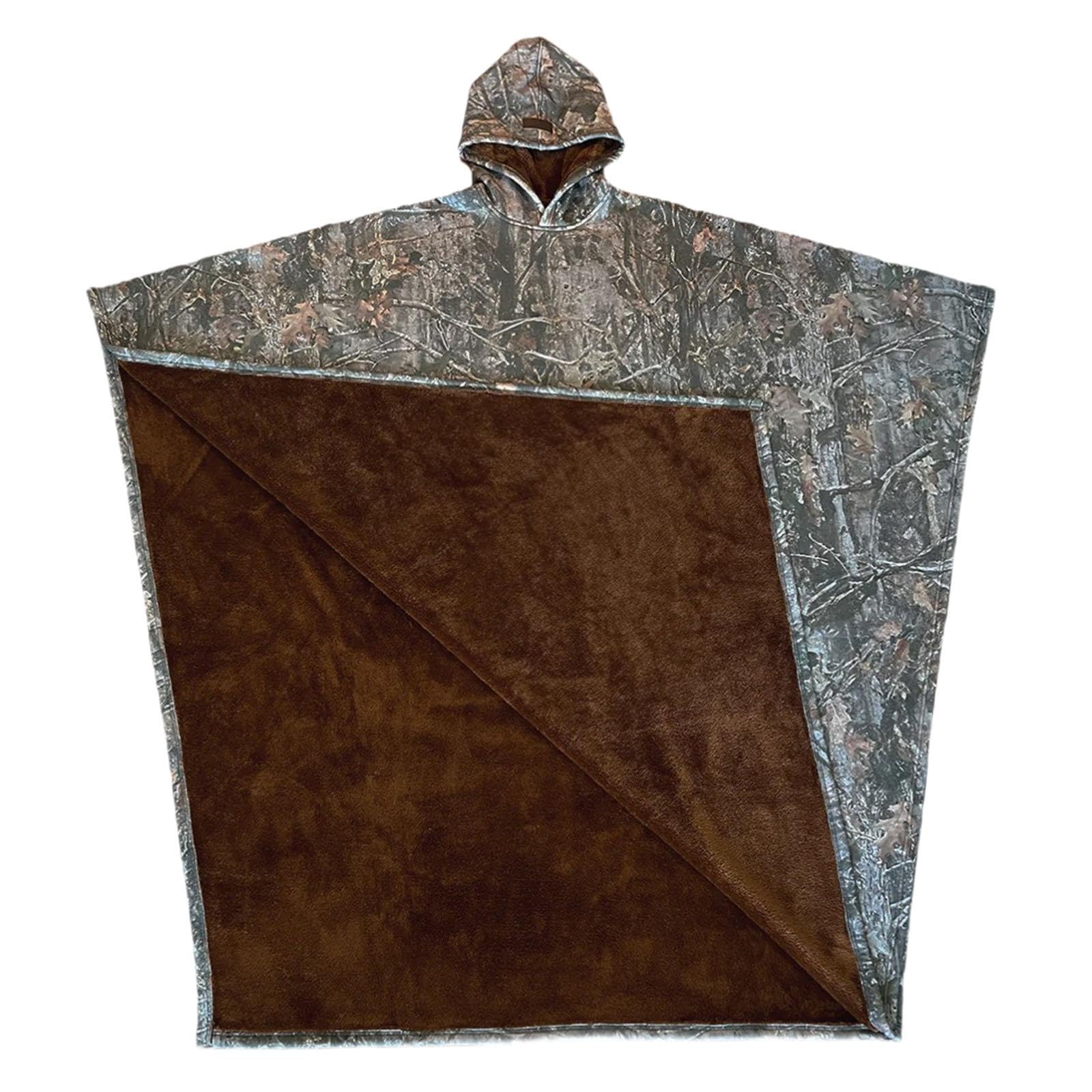 Loose Hooded Cape Coat Fashion Outwear Easy To Wear Durability Hooded Poncho With Pattern | | | Coats & Jackets-image-27