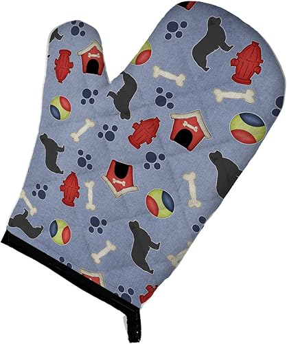 Vista 594 de Caroline's Treasures BB4904OVMT Christmas Siberian Husky Oven Mitt Heat Resistant Thick Oven Mitt for Hot Pans and Oven, Kitchen Mitt Protect Hands