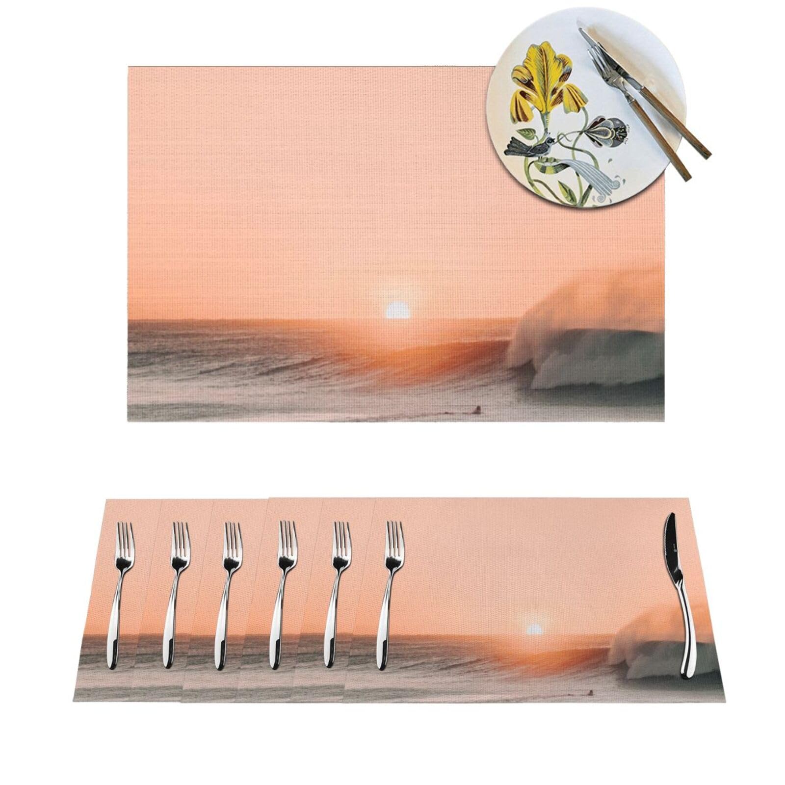 Sets de table tissés et résistants à la chaleur pour protéger votre table