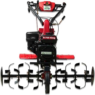RBW Power Weeder 4 Stroke 7.75HP Petrol Engine 245cc Heavy Duty Tiller Cultivator Machine for Agriculture Farming | Power Tiller Machine for Agriculture, Soil Preparation, Garden Cultivation (R-705)