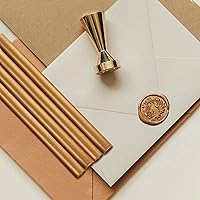 Vista 6 de 10 varillas de cera de sellado para sello de cera, sello de cera retro vintage y carta, ideal para invitaciones de boda, paquetes de vino, sobres