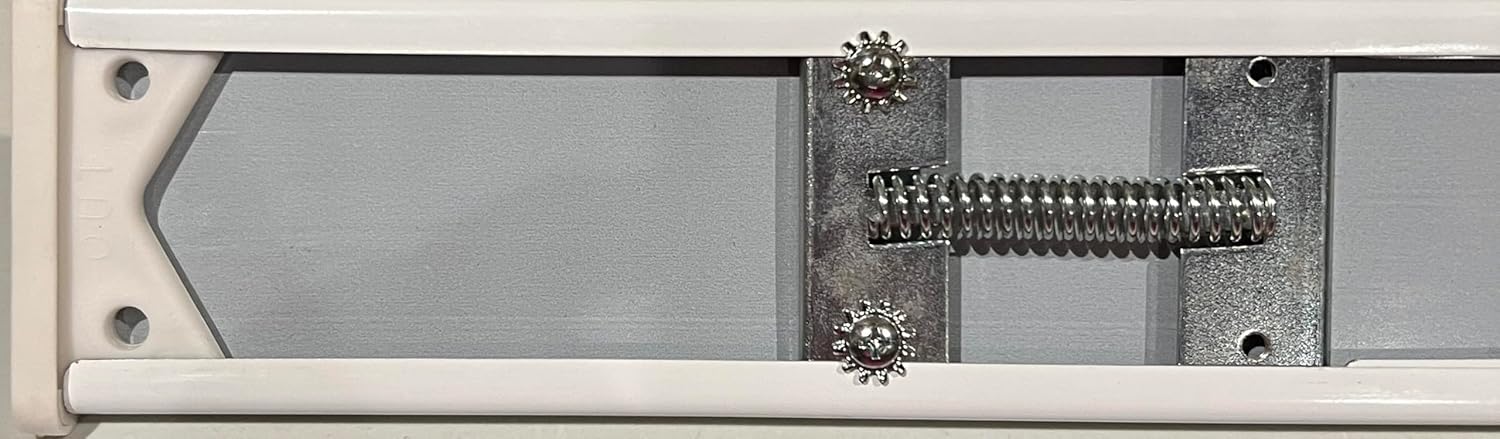 Kirsch 2 1/2" Continental Spring Pressure Rod, 36" - 60", White, #6764.025