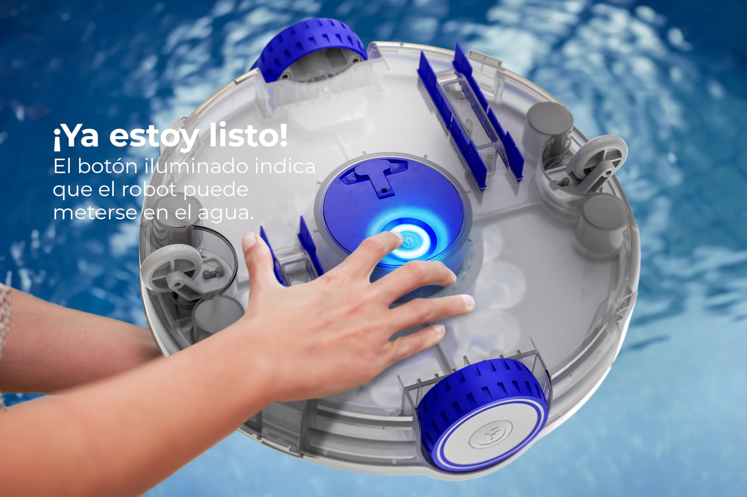 GRE RB75. Robot Limpiafondos s/Cable. Suelo Plano. Piscinas hasta 75m²