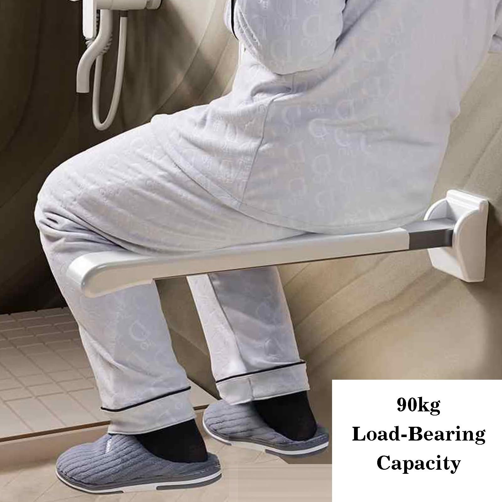 Sicurezza For Il Bagno For L'assistenza Domiciliare, Maniglia For Bagno Ribaltabile In Acciaio Inossidabile, Prodotto For L'assistenza Agli Anziani, Accessori For Disabili For La Vita Quotidiana