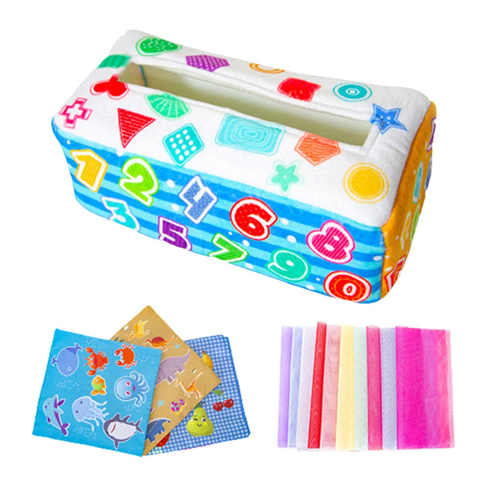 Amazon | 無限ティッシュ 赤ちゃん、モンテッソーリ 玩具 、ティッシュ