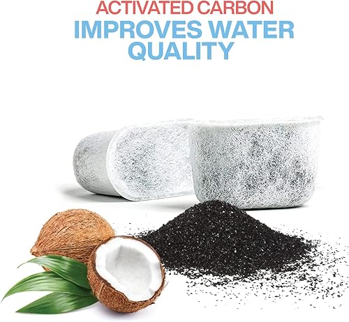 Miniatura 3 de Paquete de 24 filtros de agua de carbón de repuesto compatibles con Breville BWF100, filtros de carbón activado de alta calidad para todas las