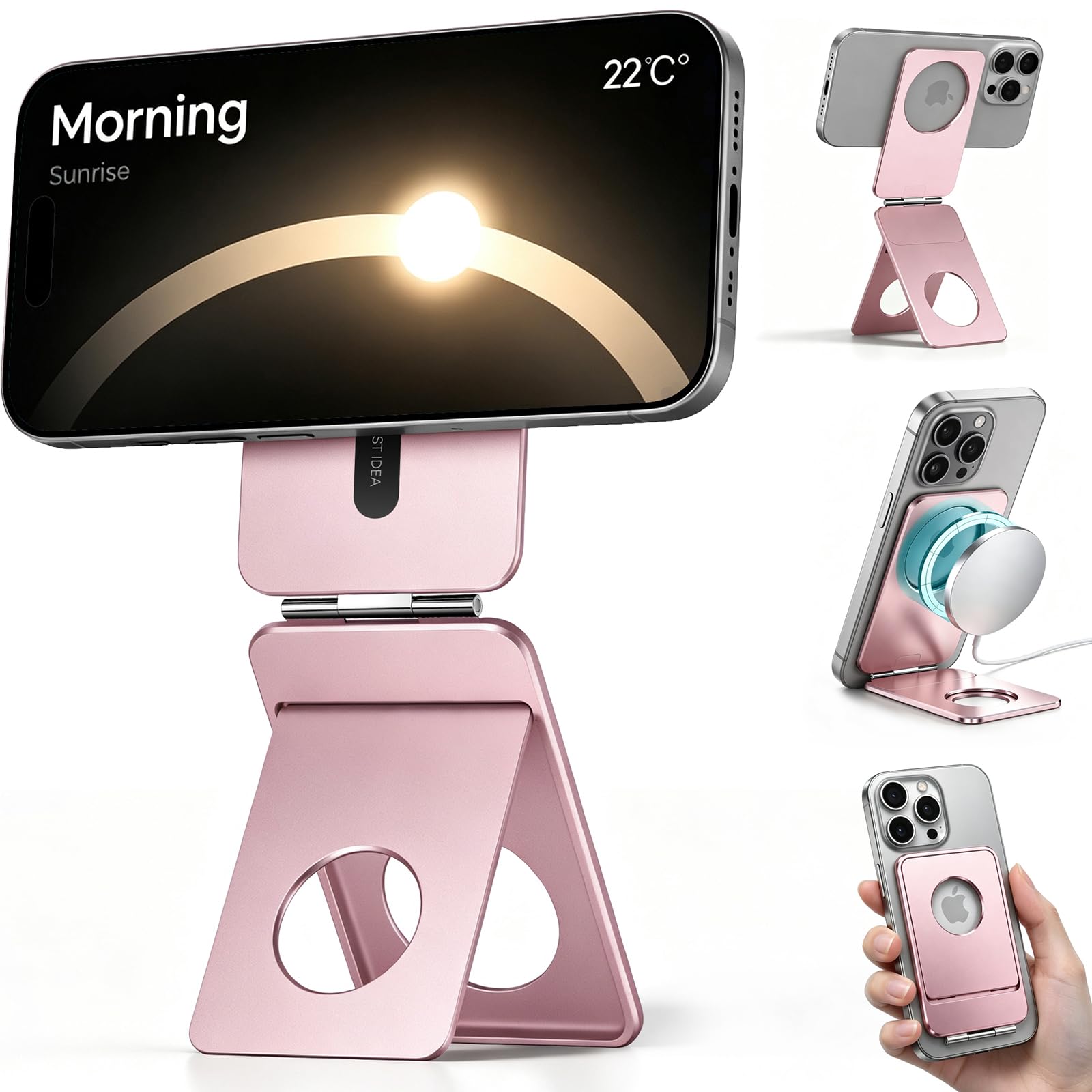 Amazon.co.jp: 1ST IDEA スマホスタンド 多角度調整 三脚 多機能ホルダ