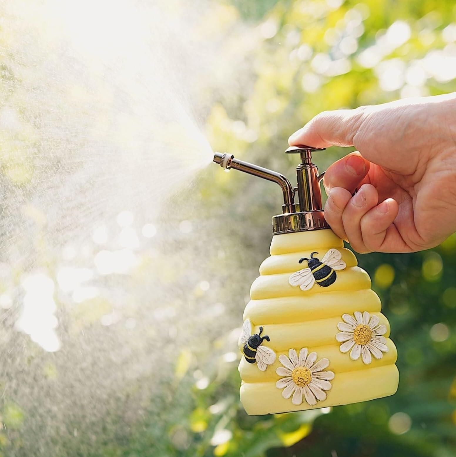 Hauspflanzengießkanne 320ML Niedliche Pflanzensprühflasche In Bienenform Für Innenpflanzen Mit Oberer Pflanzenspritze-Gießkanne Bewässerungsgeräte
