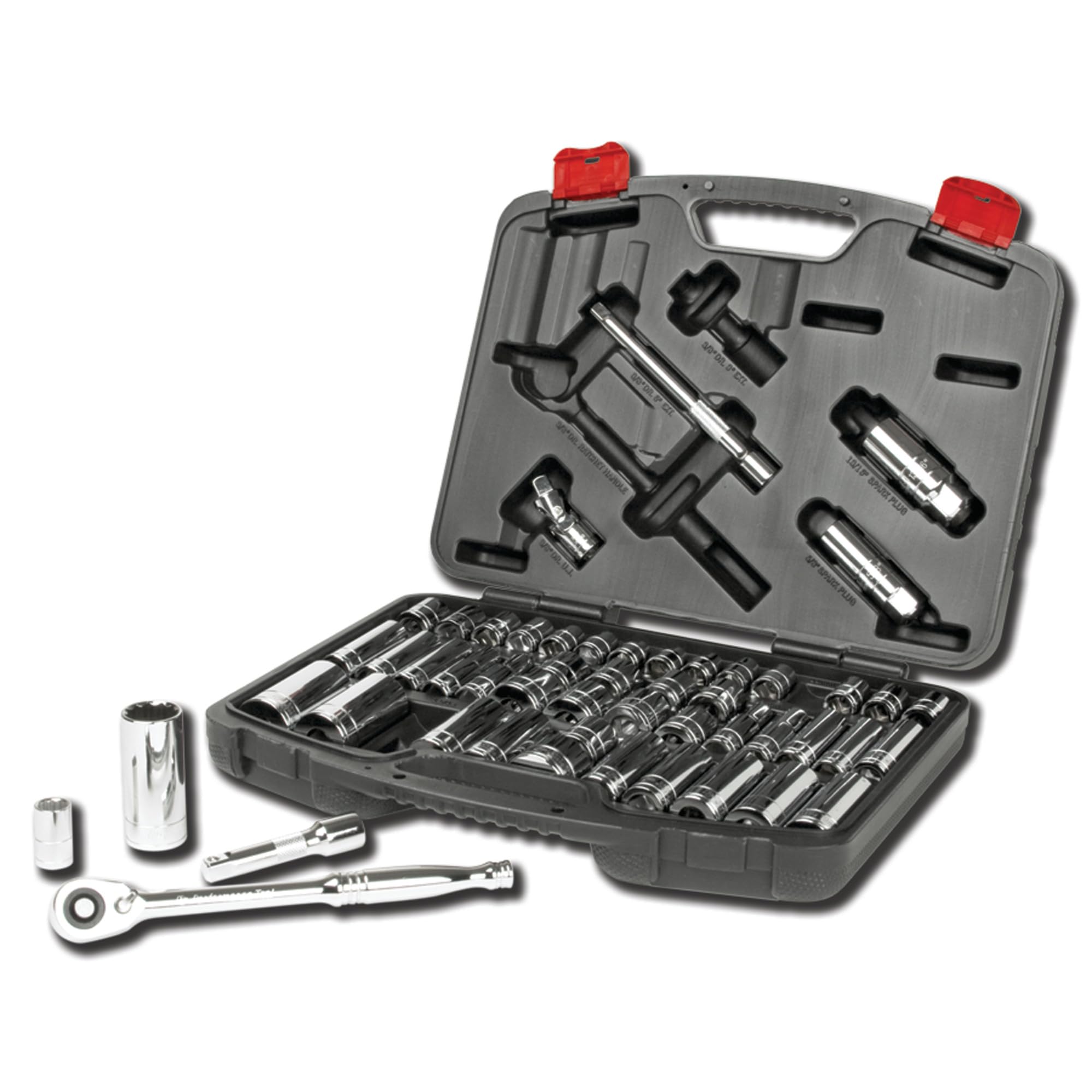 Performance Tool W38905 3/8-Inch Drive Mechanic's Set, 51-Piece