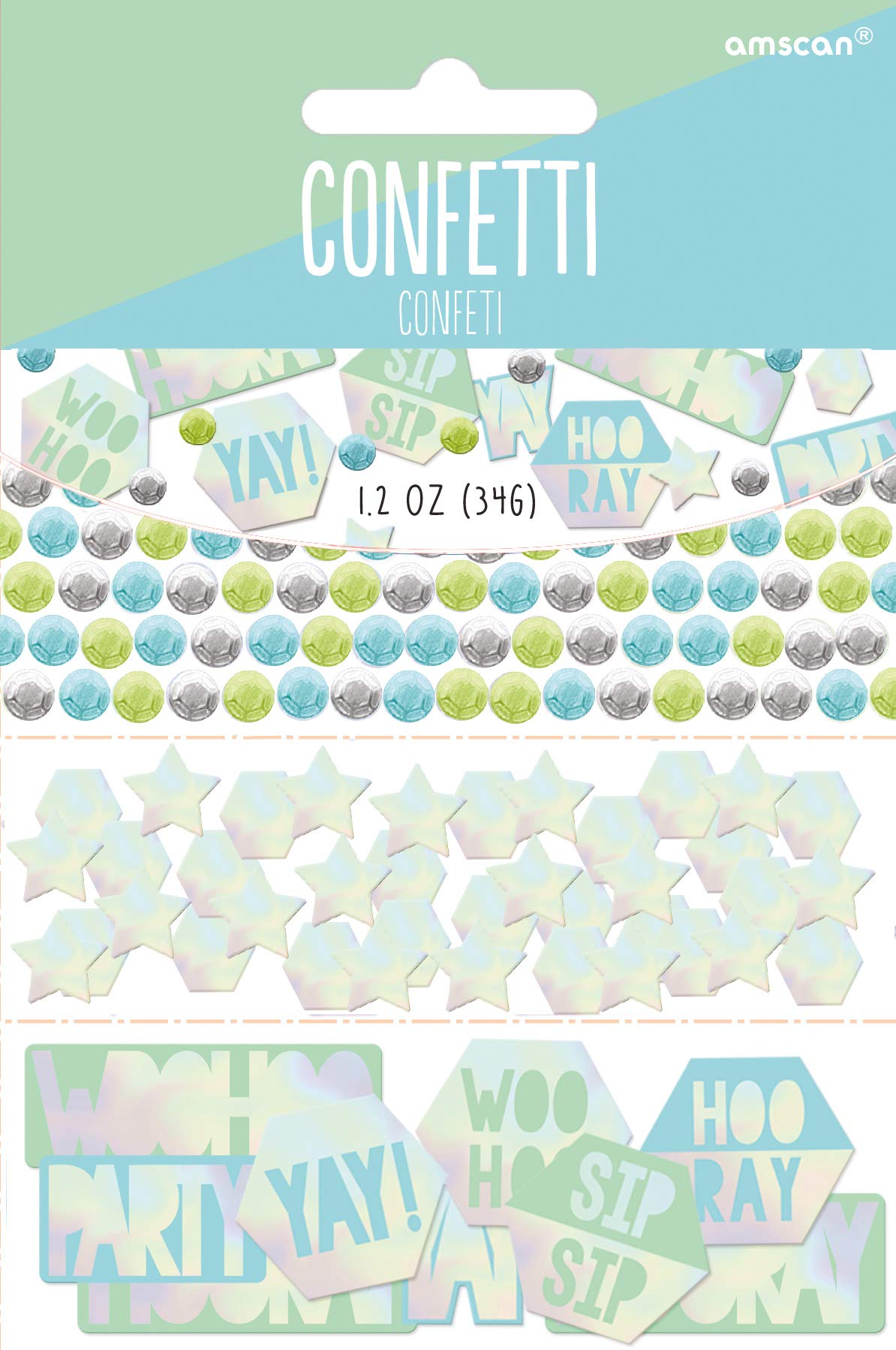 (PKT) Shimmering Party Confetti 34g
