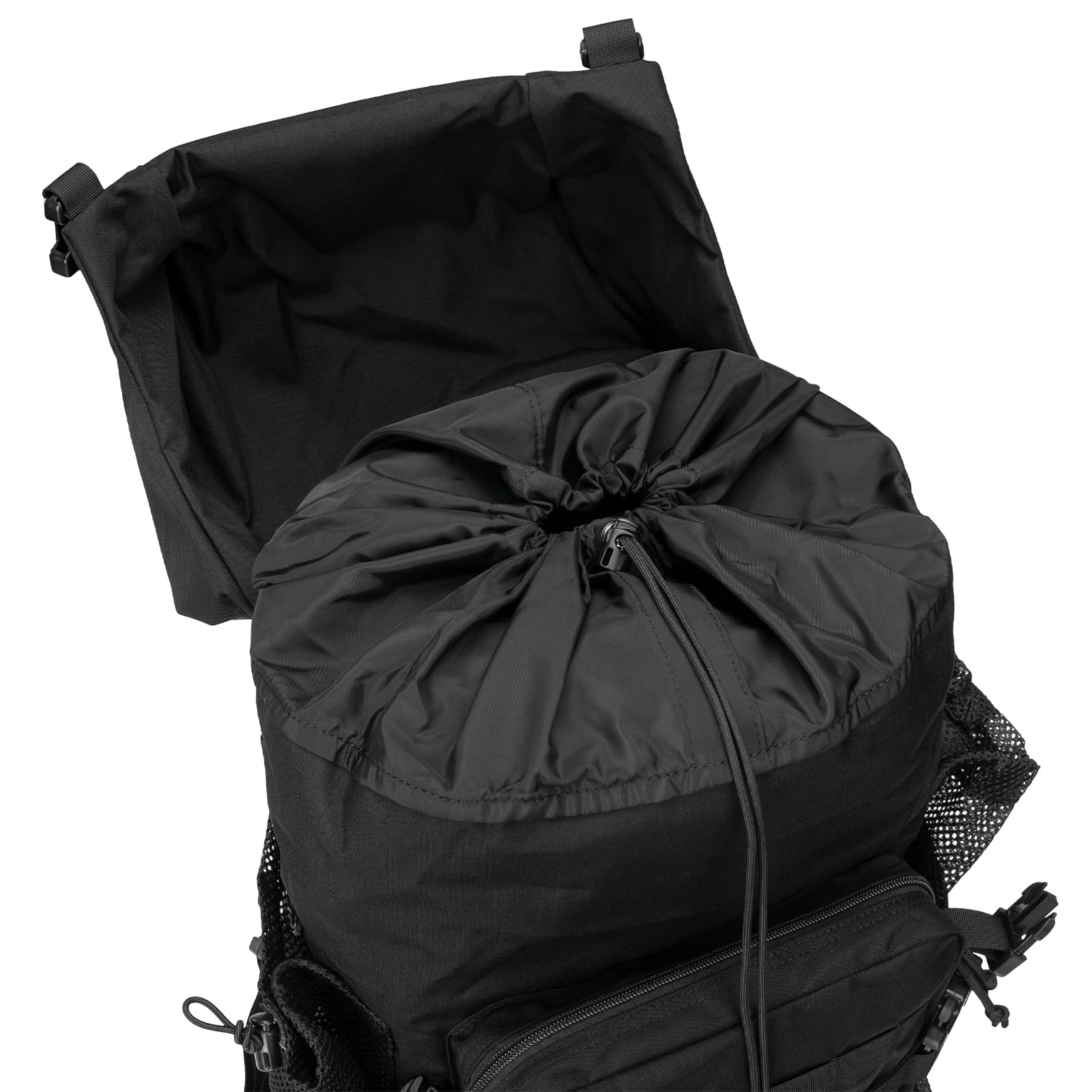 EXCELLENT ELITE SPANKER Plecak kempingowy, turystyczny, taktyczny, 40 l, duży plecak wojskowy na kemping, wędrówki i wycieczki z plecakiem (czarny)