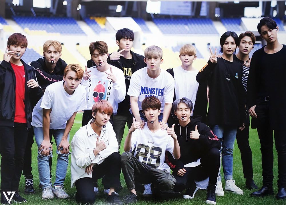 DALIYREPAL Seventeen 12 Photo Posters Sticker Set A3 Size Bromide Postcard Extra Photocard