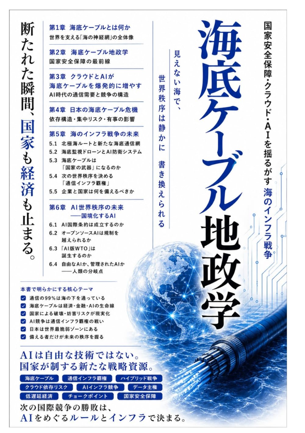 海底ケーブル地政学: 国家安全保障・クラウド・AIを揺るがす海のインフラ戦争