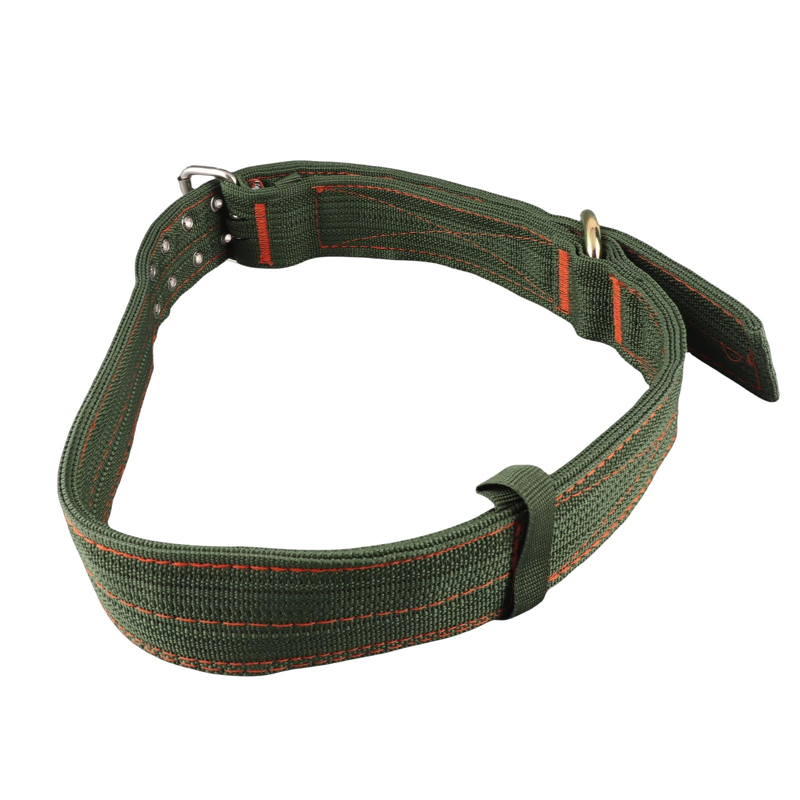 Collare Per Cani Da Compagnia In Vera Pelle Di Mucca Forte Collare Per Cani Di Grandi Dimensioni In Tinta Unita Con Doppie Linee - Foto 2