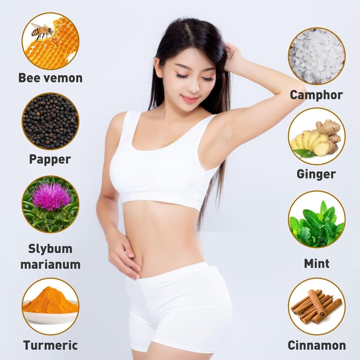iYOGIzz Bee Venom Foot Patch Detox Pads (1 Pack x 10 Patches) Natural Detoxification Foot Patches for Pain Relief, Stress Relief & Better Sleep | Amazheal Herbal Foot Pads for Men & Women Night Use 1