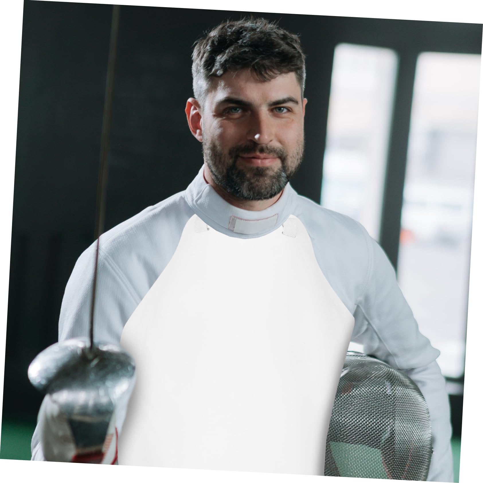 HANABASS Fencing Protector Breathable Design Fencing Gear for Men Women Portable and Practical Sturdy Chest Supply