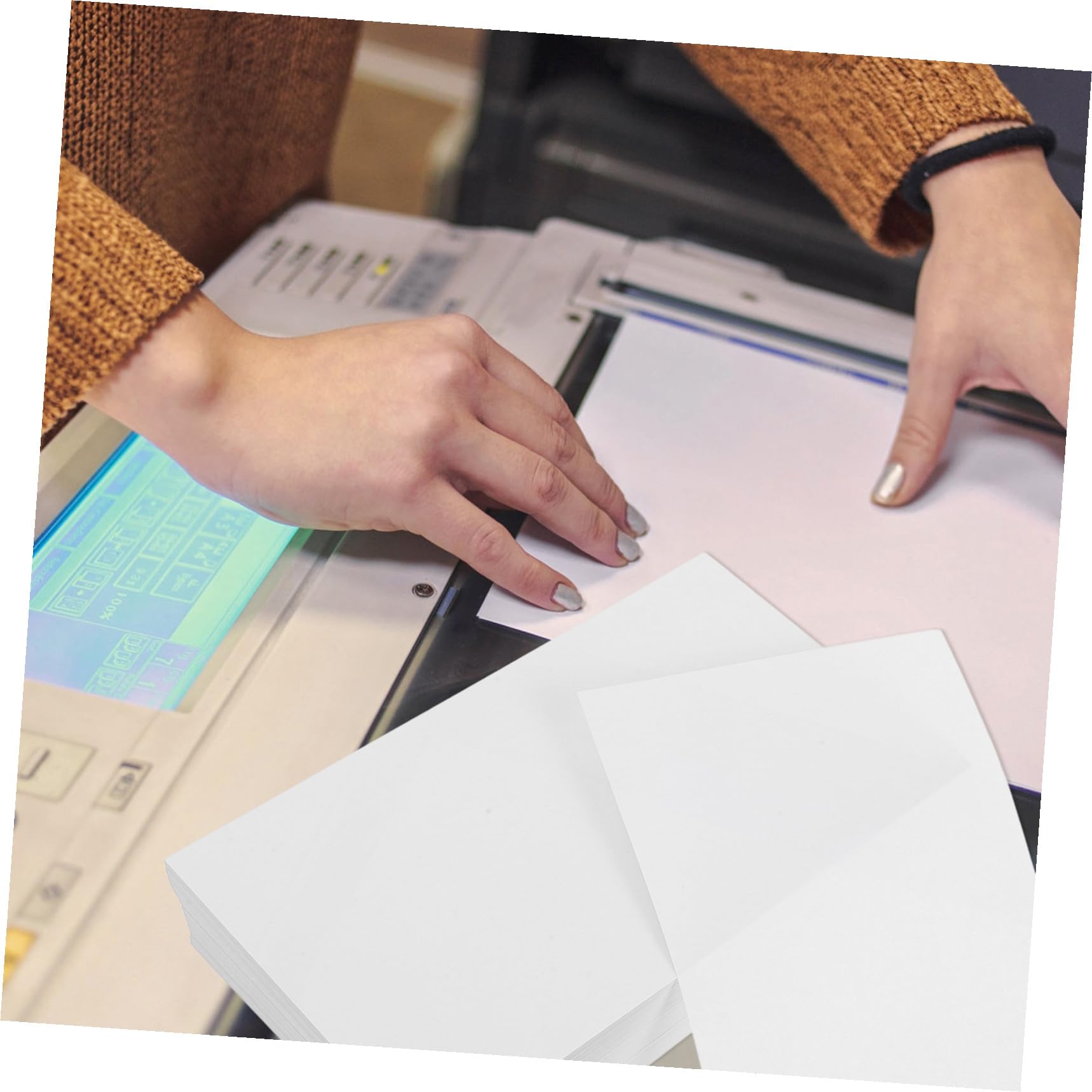 Carta per Stampante Bianca 500 Fogli Carta Spessa per Stampa