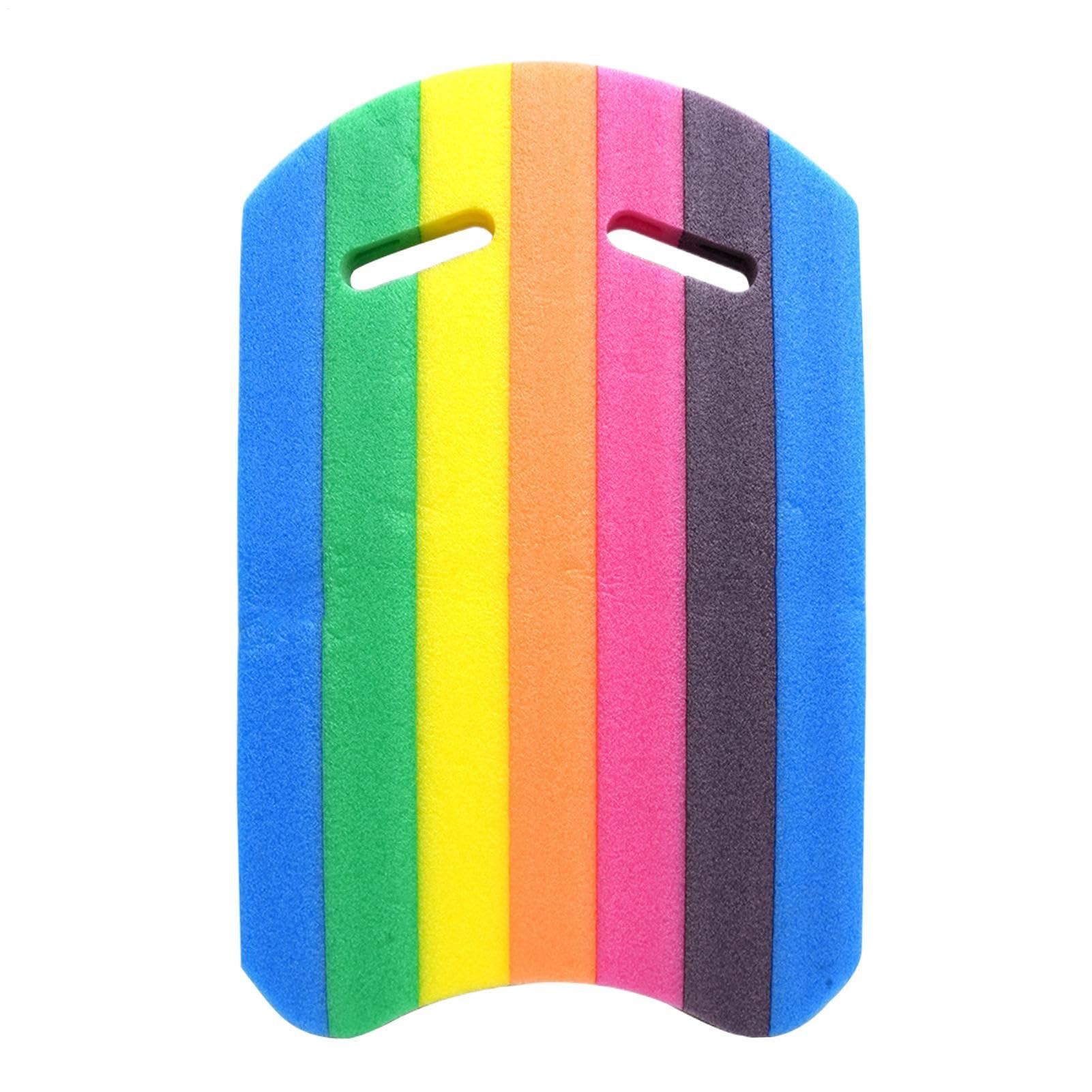 Swimming, Rainbow for Children, Adults, Beginners, Swimming Training, Double Handle Design, Training Auxiliary Board