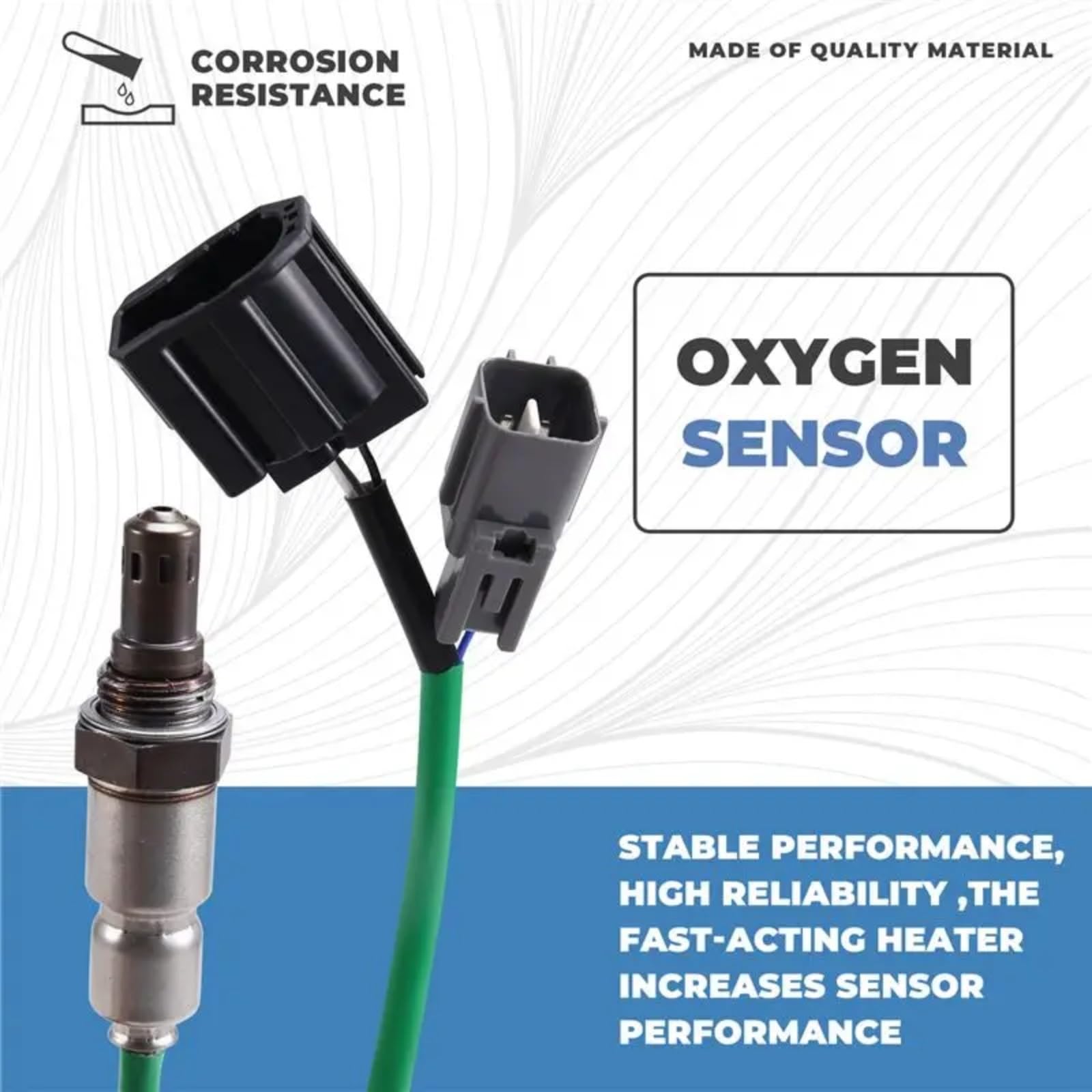 Sensor Oxígeno O2 Sonda Sensor De Oxígeno O2 Para Coche Y Sensor Lambda O2 Para Sonda LFBL-18-8G1 Compatible Con Mazda 3 2007-2009 Para Mazda 5 2009-2012
