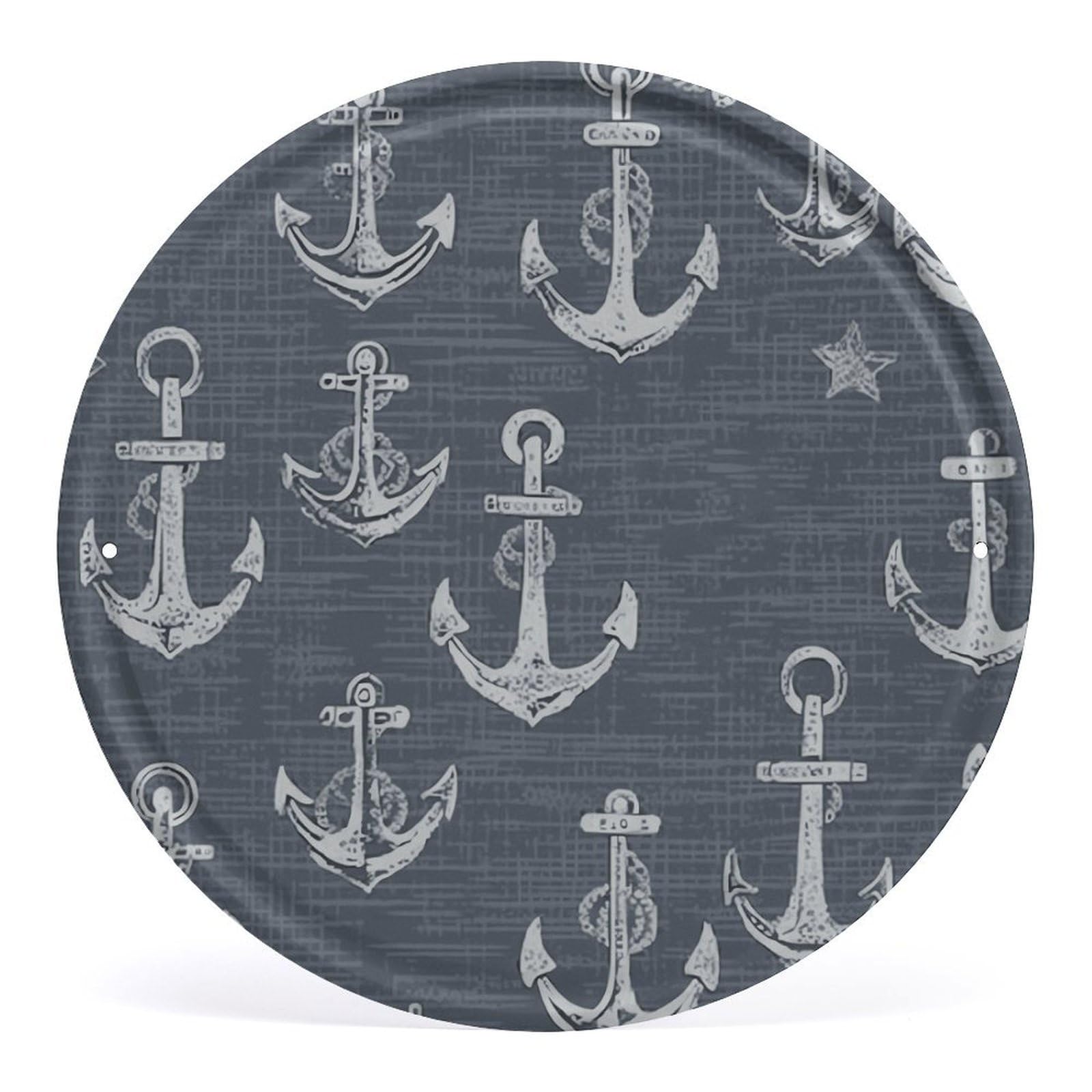Decoración marinera de ancla para colgar en la pared de tu dormitorio de diseño vintage