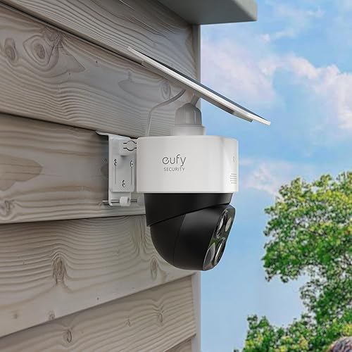 Miniatura 6 de Koroao Clips laterales de vinilo compatible con Eufy SoloCam S340 cámara de seguridad solar para exteriores (paquete de 1, blanco)