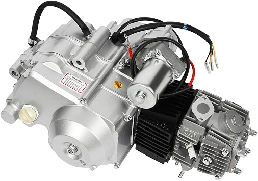 125CC Engine Motor, 4 Stroke Engine Motor 5.5KW Robust Power CDI Ignition Device Air Cooling System Single-Cylinder 7500 375RPM for Go Kart ATV Quad Bike Buggy Pit Dirt Bike