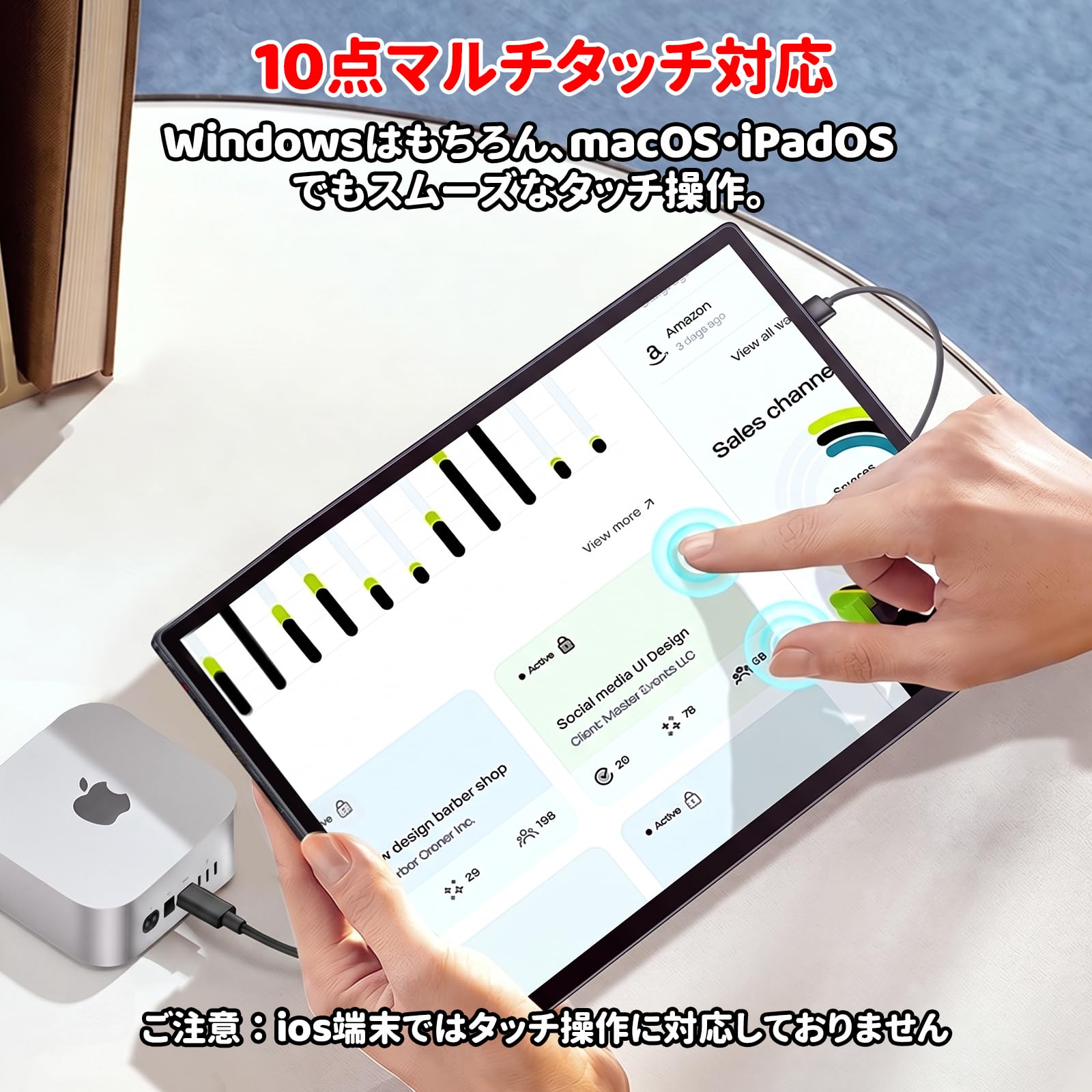 Amazon.co.jp: HAILESI S123PT モバイルモニター 12.3インチ