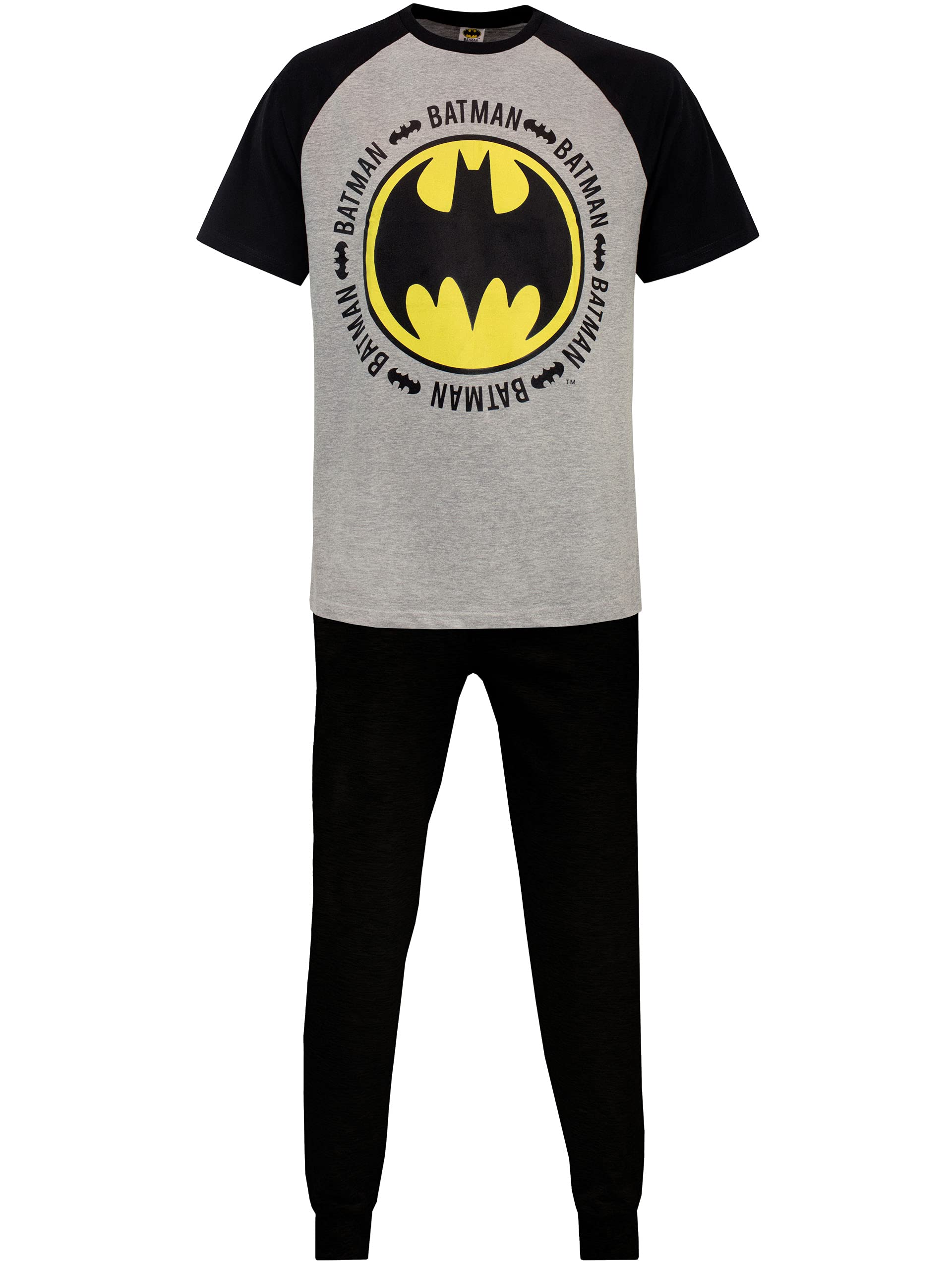 DC Comics Mens Pyjamas Batman Multicoloured Small