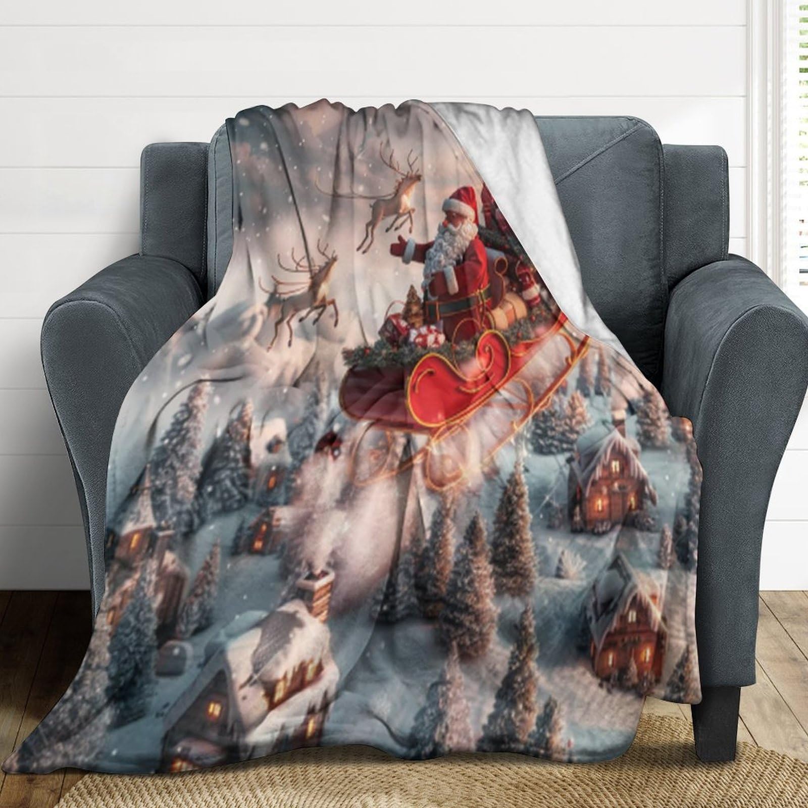 Couverture polaire respirante contre le froid nocturne hiver