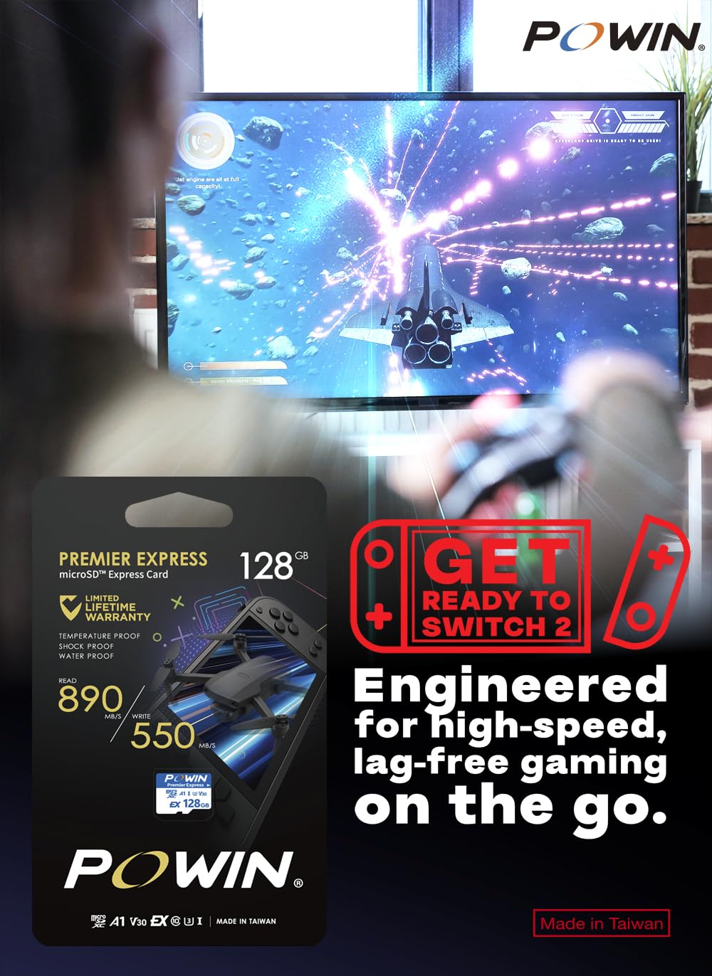Amazon | POWIN microSDXC Expressカード 128GB Nintendo Switch 2対応