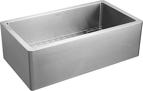 American Standard 1180SB3620SS.075 Avery - Fregadero de cocina con delantal individual de acero inoxidable (36 x 20 pulgadas)