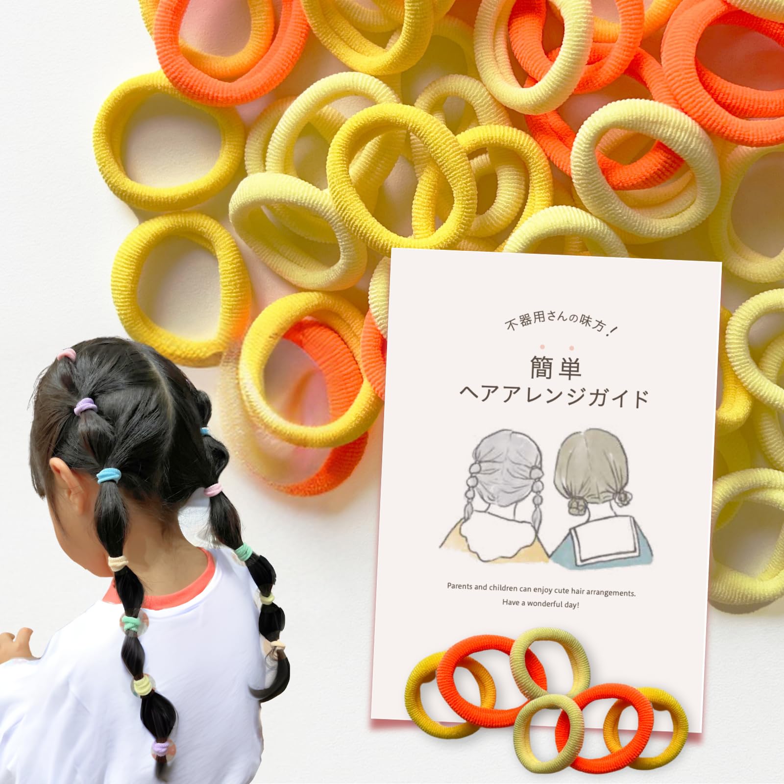 No.38】ベビーヘアクリップ・ヘアゴム ・キッズヘアクリップ・キッズ