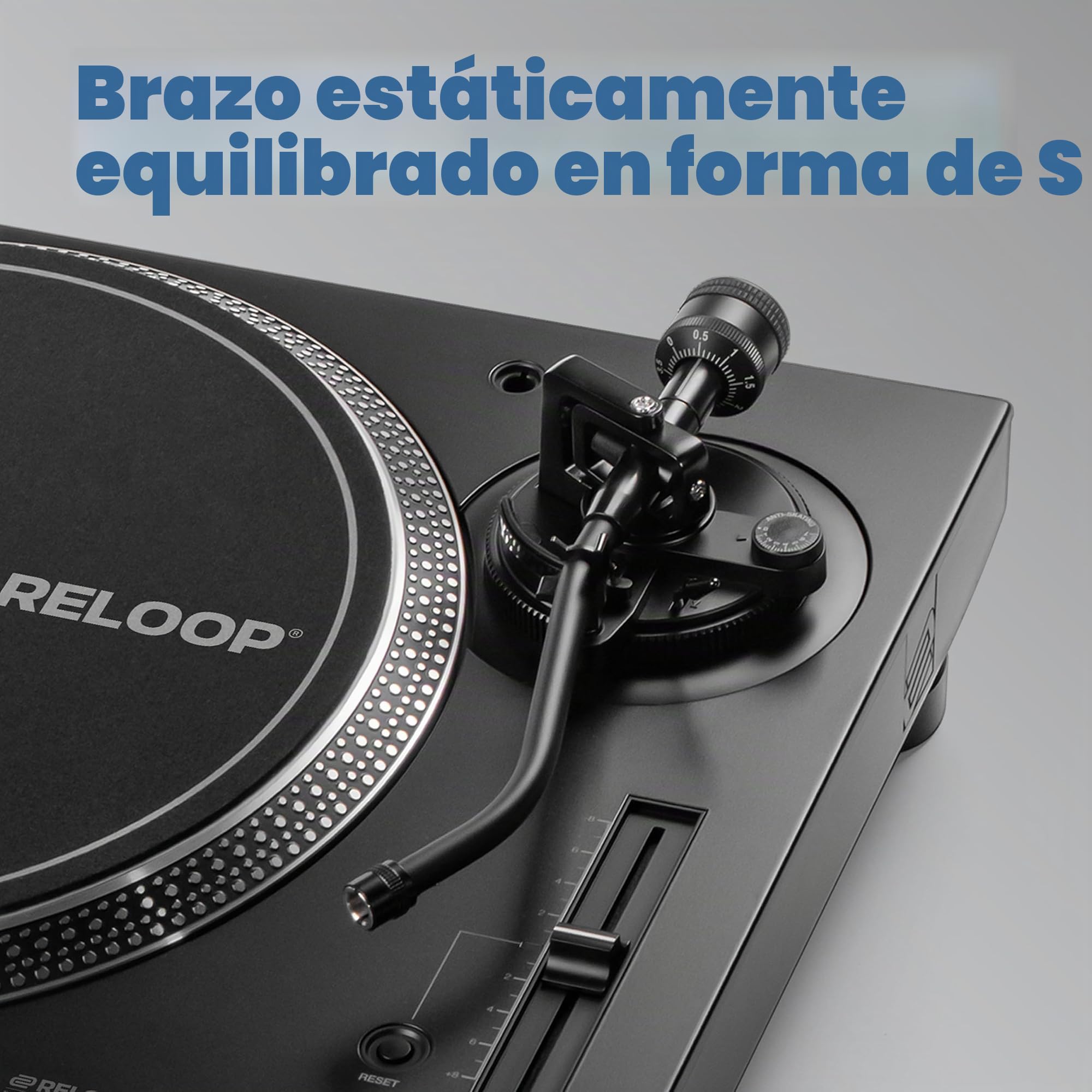 Reloop RP-5000 MK4 - Tocadiscos High-Torque Next Evolution de accionamiento Directo, diseñado para Uso Profesional y de Alta Durabilidad
