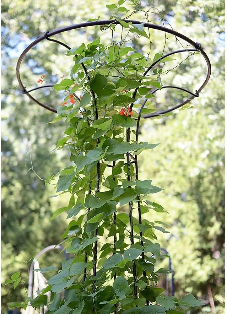 72 in Mushroom Trellis for Climbing Plants Outdoor Upright Garden Framework for Vines Lawn Pylon Trellis Climbing Plants Support