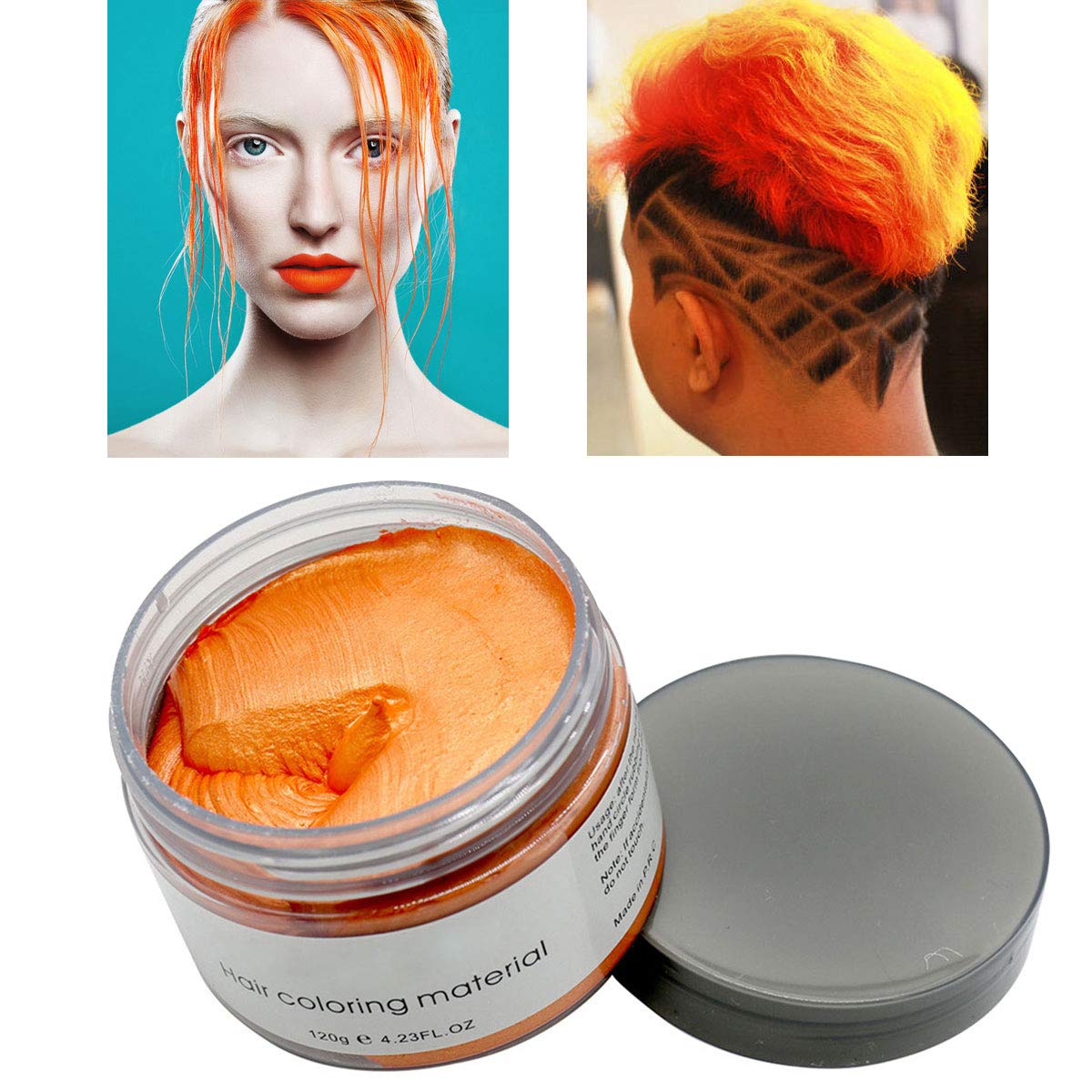 Natural Hair Wax Color Styling Cream Mud, Adofect Natural Hairstyle Dye