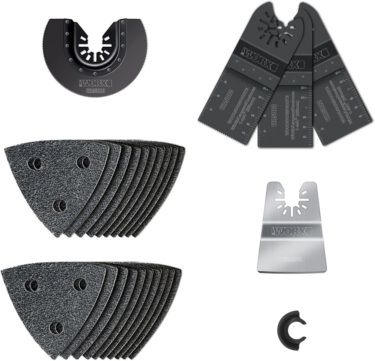 Worx WA5701 26-Piece Oscillating Tool Accessory Kit