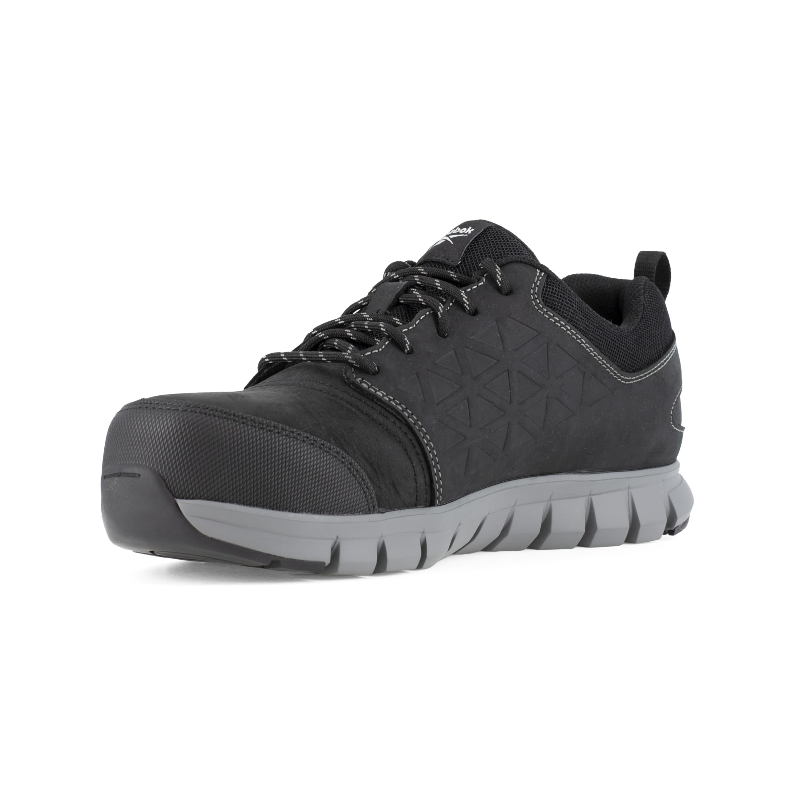 Reebok - Chaussures de sécurité Basses Noire en Daim résistant à l'eau embout Aluminium S3 SRC 41 Noir