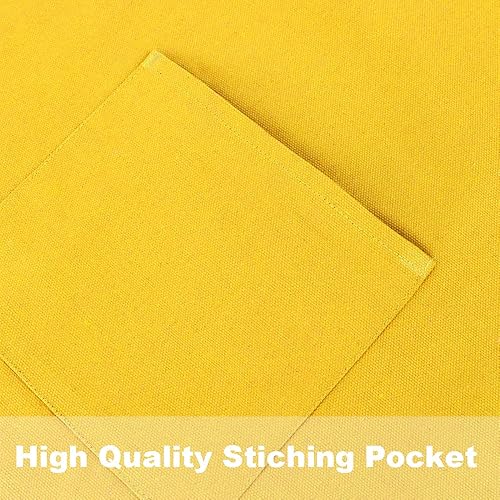 Miniatura 6 de TOPTIE Delantales para niños con impresión personalizada con bolsillo y correa ajustable, delantal de chef para cocina, hornear, pintura