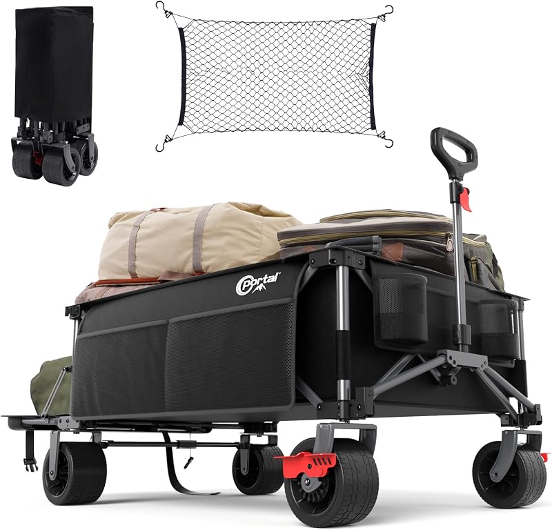 Portal chariot pliable XXL, 600 litres