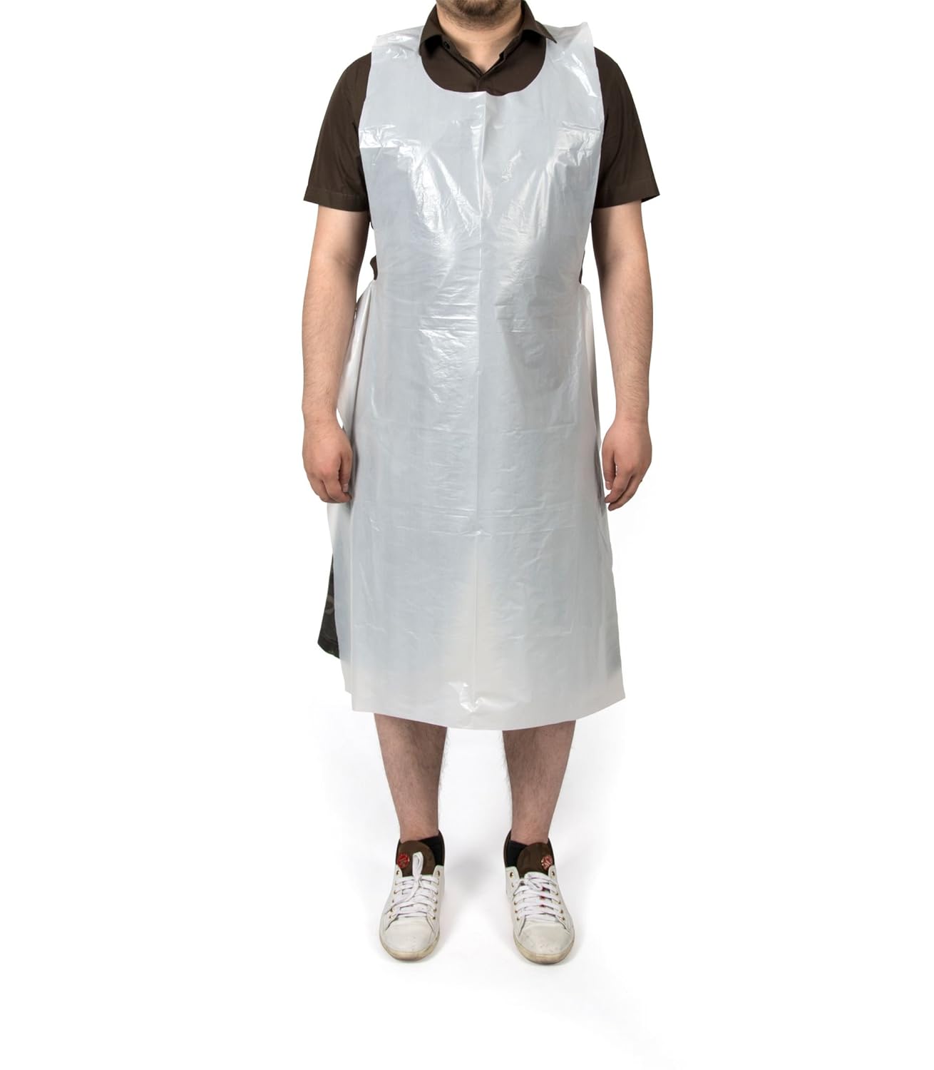 Grembiule Monouso In Politene Bianco - Confezione Da 100 Pezzi, Protezione Antimacchia E Batterica - Foto 7