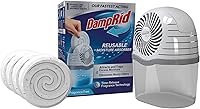 Vista 1 de DampRid Reusable Moisture Absorber with 4 Drop-In Tablets, Fragrance Free, 15.8 oz., Attract and Trap Excess Moisture & Eliminate Musty Odors for
